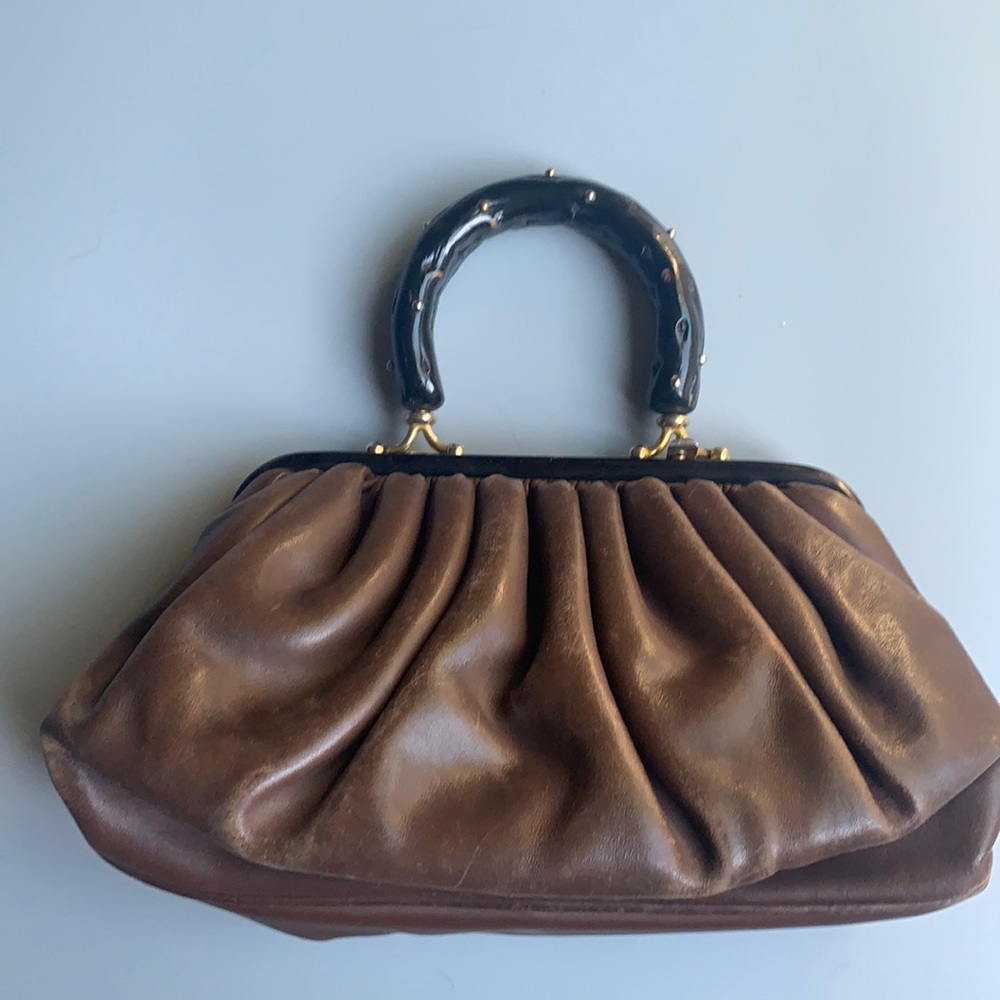 Beautiful vintage brown Leather purse